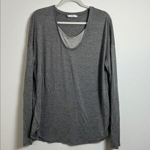 VINCE womens long sleeve top large